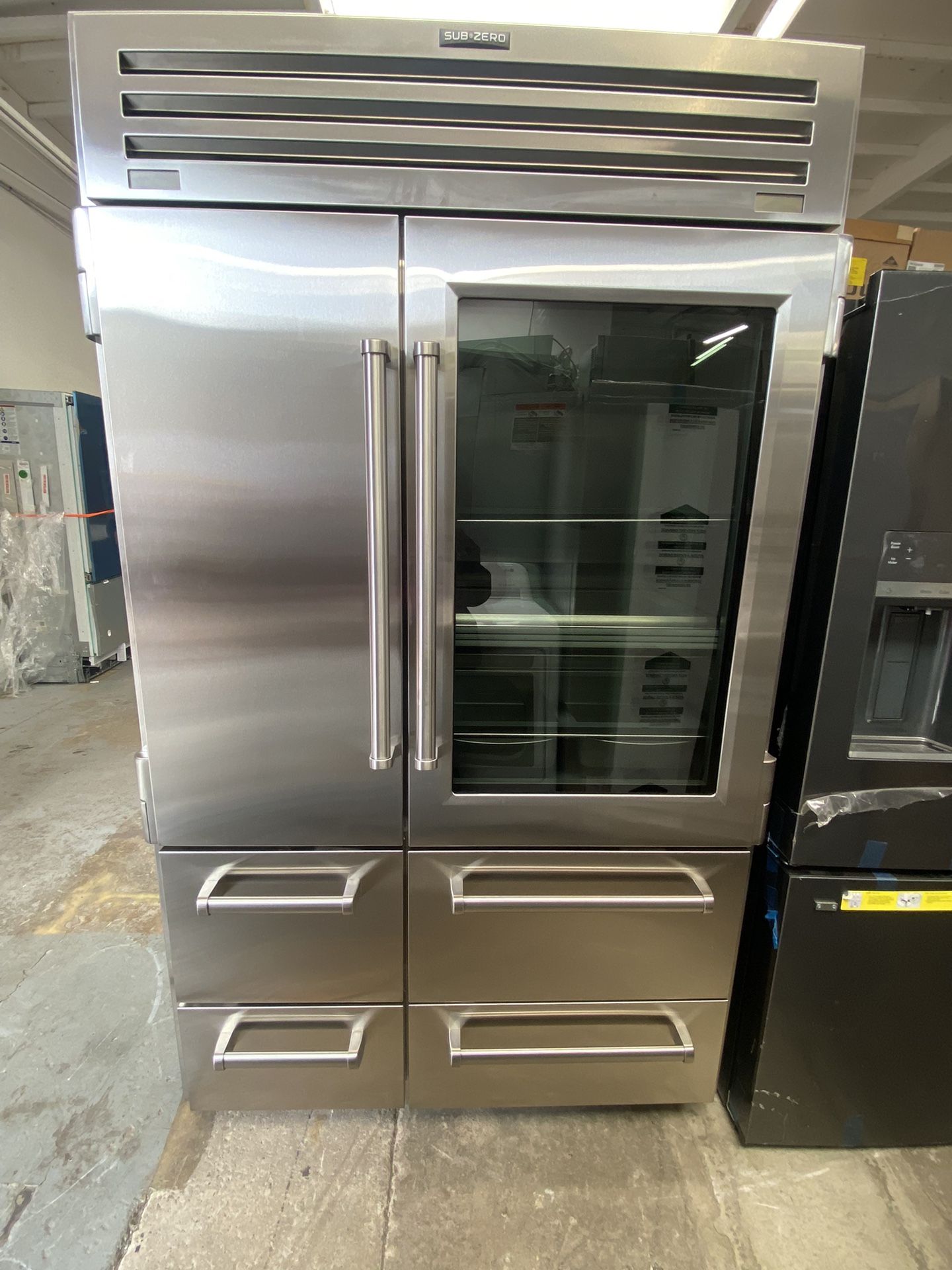 Sub-Zero Built In 48 inch With Glass Door 