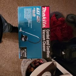 Makita Corded And Cordless Vacuum Cleaner