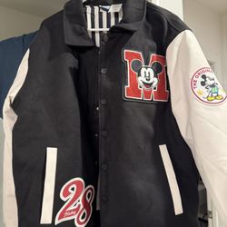 Disney Varsity Jacket Men’s L Women’s XL 