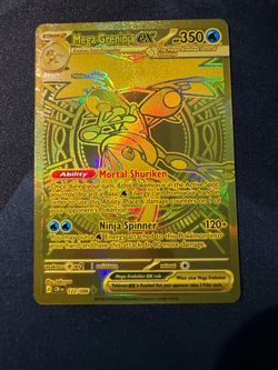 Mega Greninja ex hyper Rare