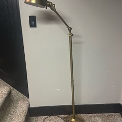 Free Standing Bronze Reading Lamp