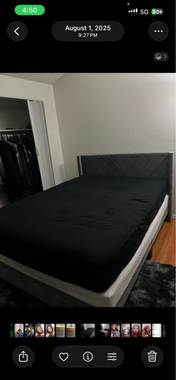 Queen bed frame
