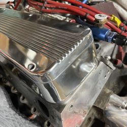 Small Block Chevy Vintage Race Valve Covers Billet