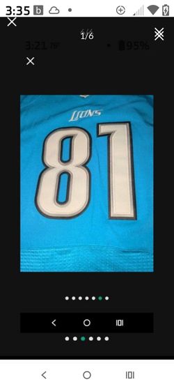 New Calvin Johnson Stitched Jersey Dead Stock Size 48 With Tags