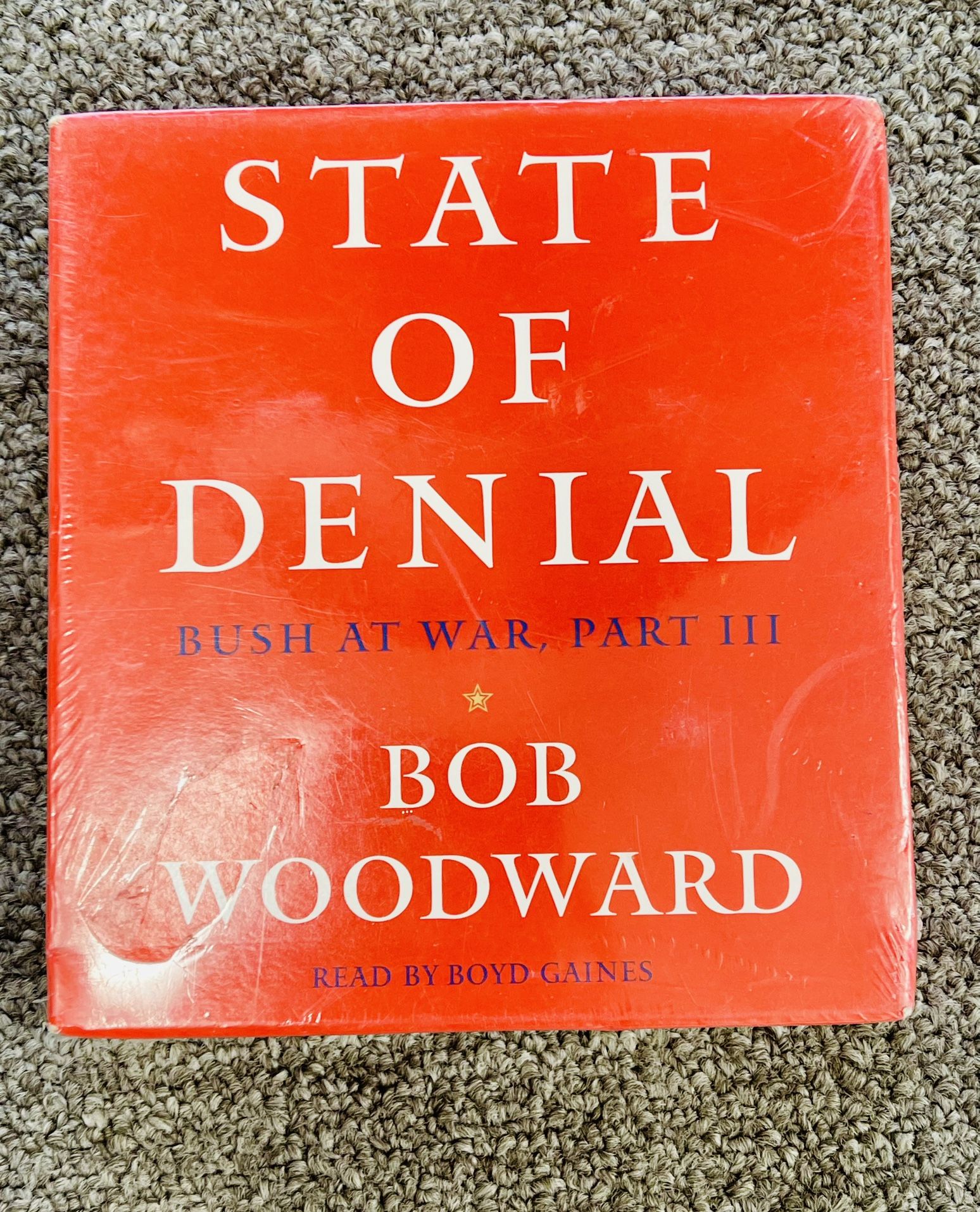 State Of Denial: Bush At War Part III By Bob Woodward Audio CD - New