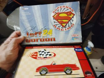 Superman Racing Jeff Gordon Number 24 DuPont Stock Car Limited Edition Adult Collectible Action Pedal Car Collection
