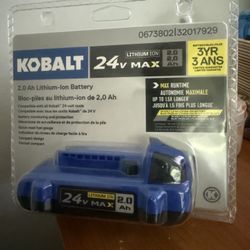 Kobalt 24V Max Battery