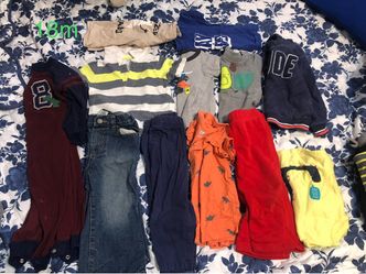 Baby boy clothing size 18months