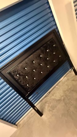 Black Queen LED Headboard