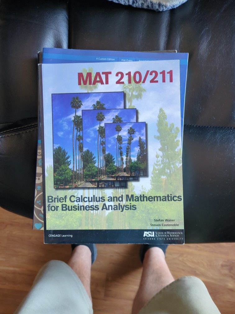 Mat 210/211 Brief Calculus ASU Book