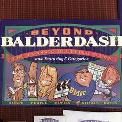 Beyond BALDERDASH Board Game, All Pieces