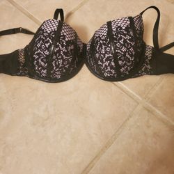 Black Pleather Bra