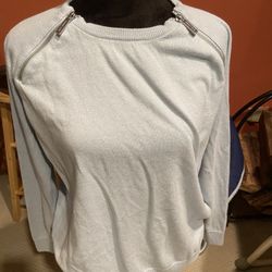 Michael Kors women's sweatshirts XL baby blue Color