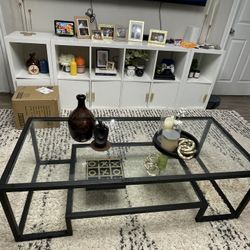 Coffee Table , Console And Floor Lamp