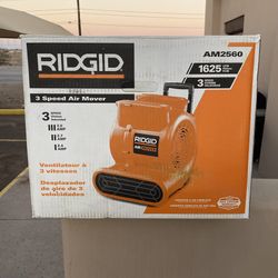 Ridgid 3 Speed Air Mover With Wheels 