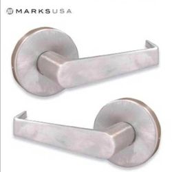 NEW MARKS  USA HARDWARE 9RW92N/32D RH AMERICAN LEVER ROSE MORTISE LOCK  (6 PCS)