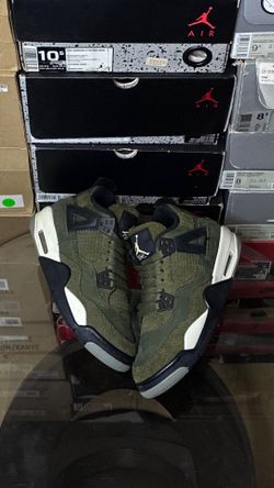 Air Jordan 4 Retro SE Craft GS 'Olive'