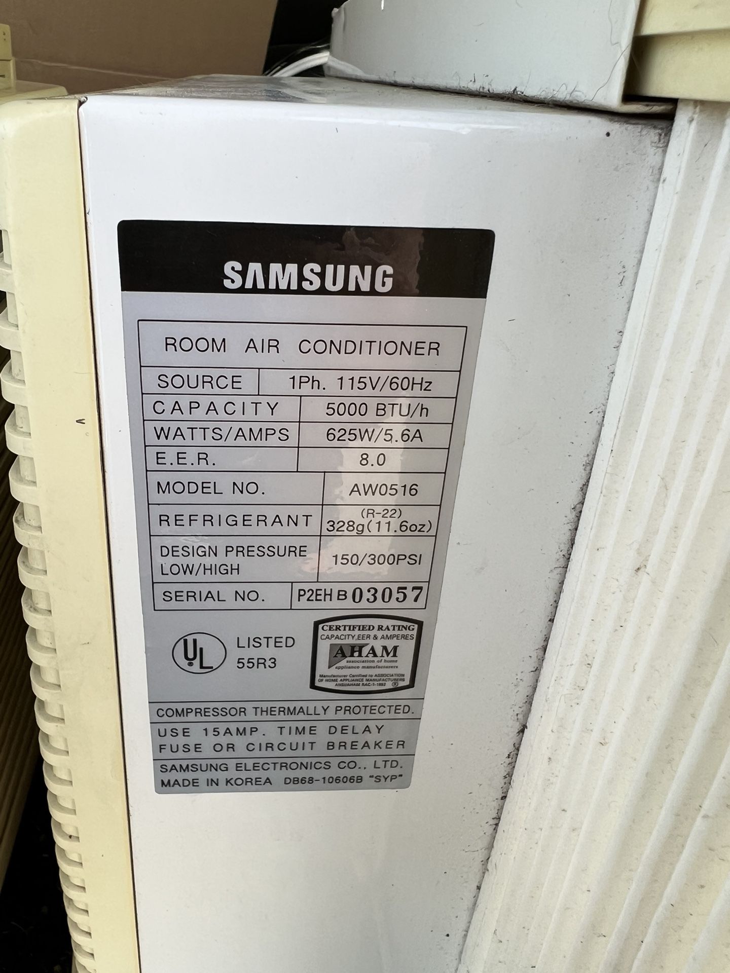 Two 5000 BTU Air Conditioners
