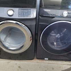 SAMSUNG  SMART WASHER ELECTRIC DRYER SET WORKS GREAT CAN DELIVER ANYWHERE 