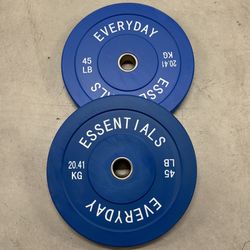 45lb Bumper Plate Weight Plate Brand New