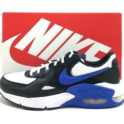 Men's Nike Air Max Excee Running Shoes - Black Game Royal White - Size 13
