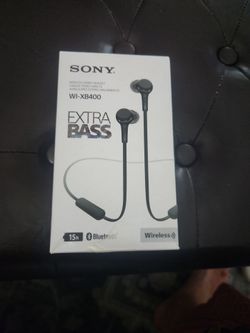 Sony WI-XB400 Extra Bass Wireless Earbuds