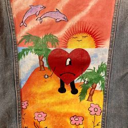 Bad Bunny Jean Jacket