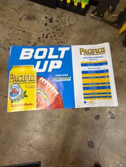 Pacifico LA Chargers 2026-2027 Schedule Promo Poster