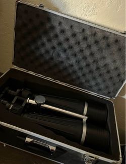 Zhumell 25x100 Tachyon Astronomy Binoculars with Case, Black & Tripod