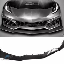 Replacement Front Lip For 14-19 Chevy Corvette C7 ZR1 Style Front Bumper