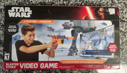 Star Wars Blaster Strike Plug & Play TV Video Game w/ Box - Tested & Working