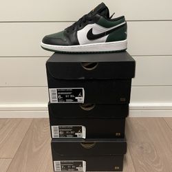 jordan 1 low “green toe”
