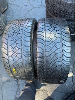 2 tires 285-45-22 general good condition $140 for both mounted and balanced