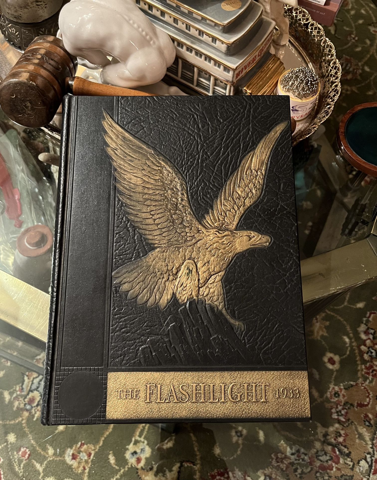1933 Abilene Highschool Engraved Art Filled Yearbook