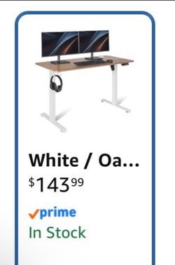 Electric standing desk
