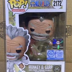 Funko Pop: One Piece Monkey D. Garp (Glow) (Chase) w/case