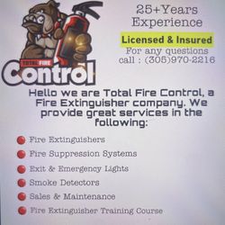 Fire Suppression System And Fire Extinguishers 