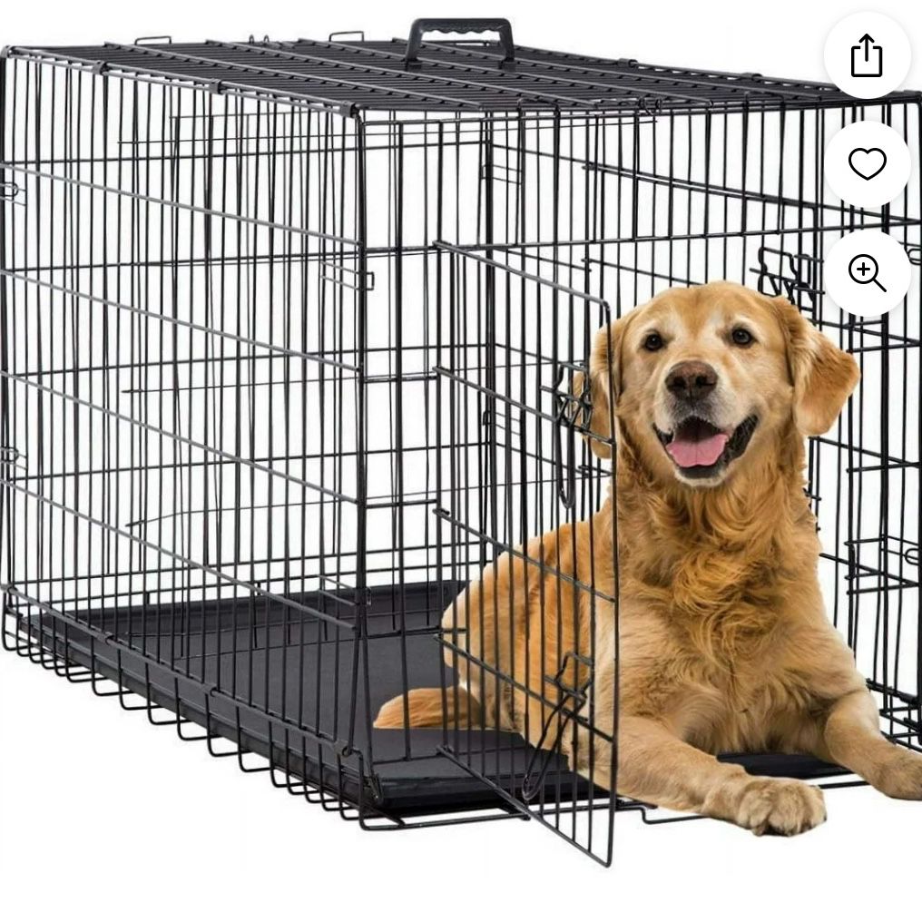Folding Dog Crate 30”H x 27” W x 42” D