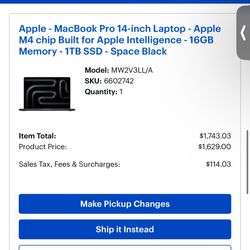 MacBook Pro M4 14inch 