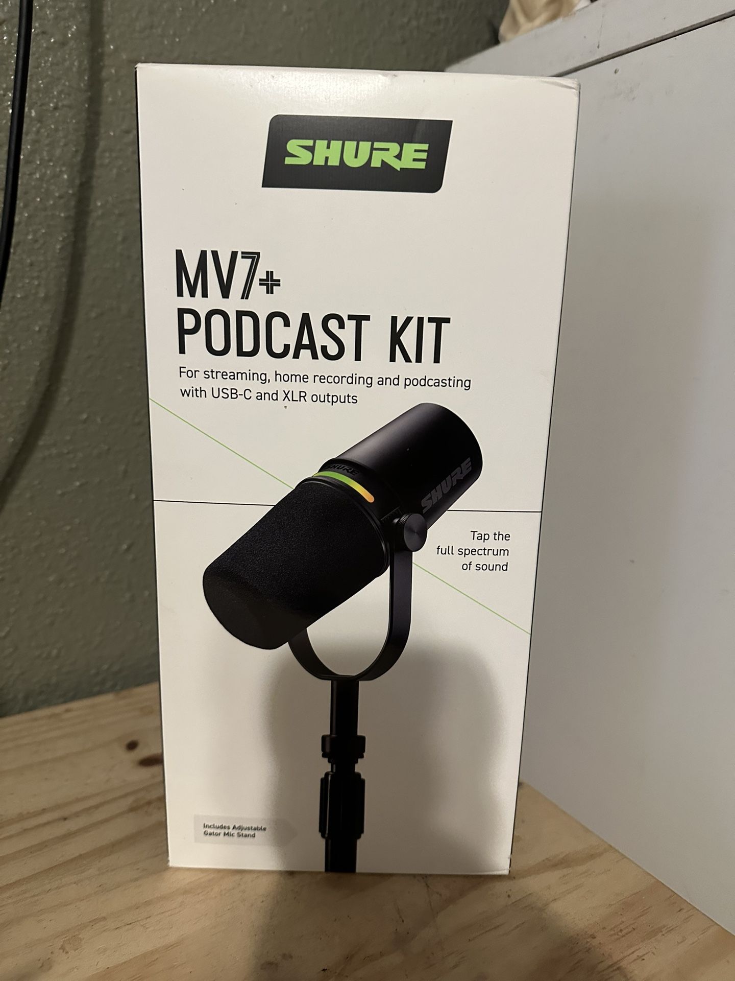 Podcast Microphone kit SHURE MV7+ KIT