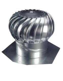 12'' Attic Steel Wind Turbine Roof Vent Exhaust Fan Rotary Ventilator Steel NEW