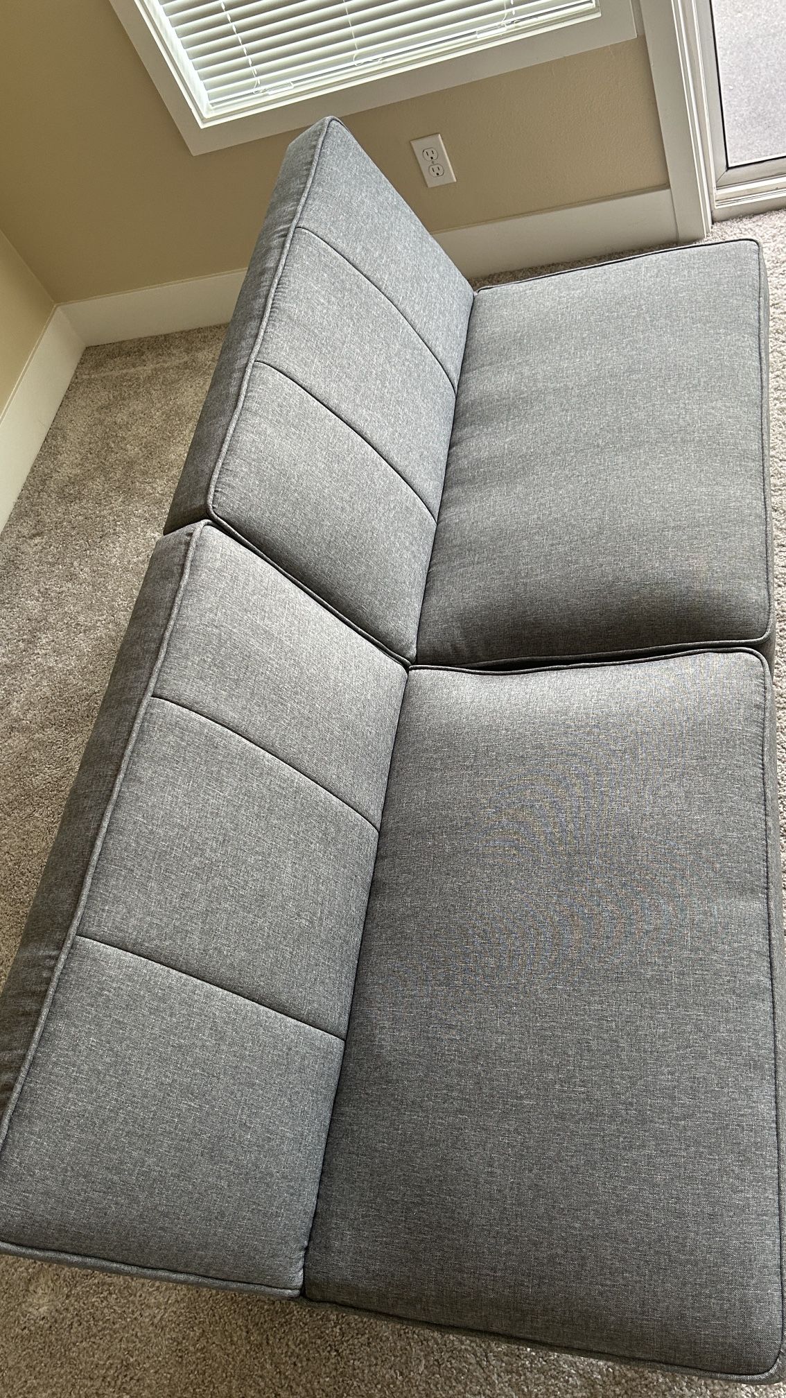 Grey futon Mainstays Studio Futon for Sale in Bellevue, WA OfferUp