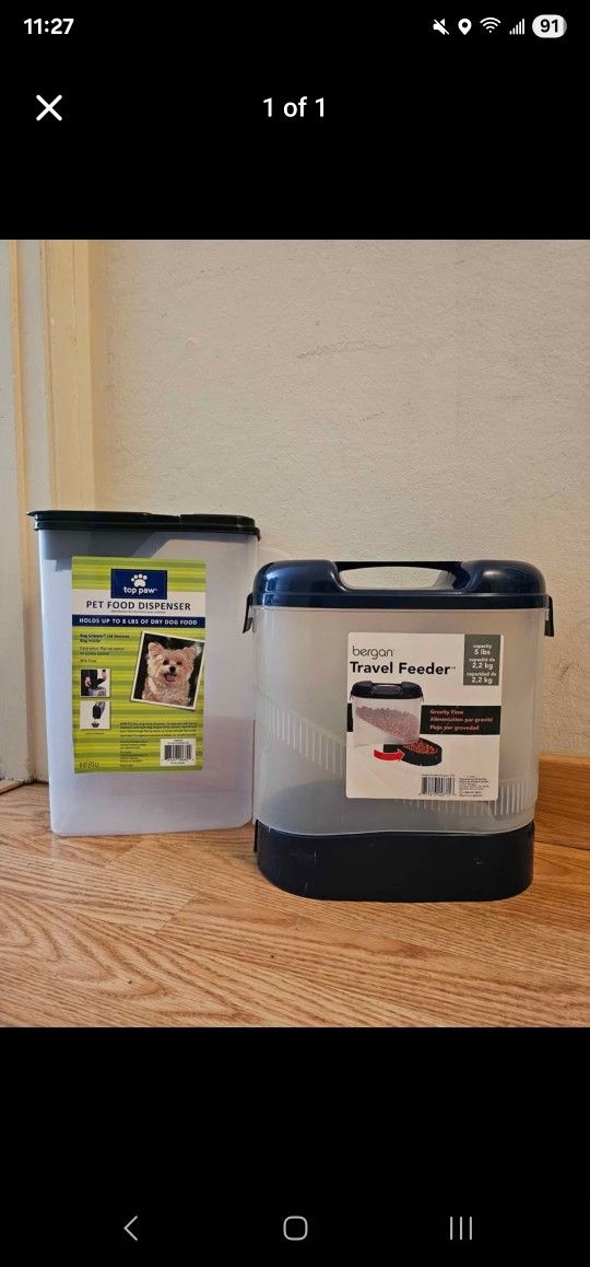 Pet Food Containers