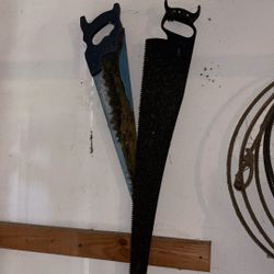 Antique Saw Painting 