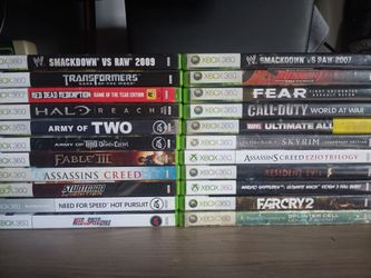 Xbox 360 Games Lot (Updated)