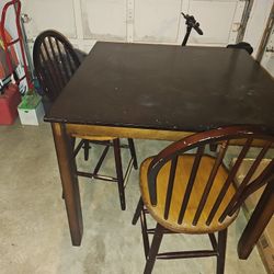 Table and Two Chairs 