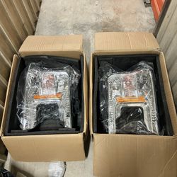 Chrome Right & Left  Side Halogen Headlight Light Ford F150 2018-2020