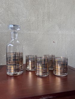 Crate and Barrel Cocktail Set