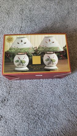 Holiday Gathering Tea Light Lamps Set $40.00