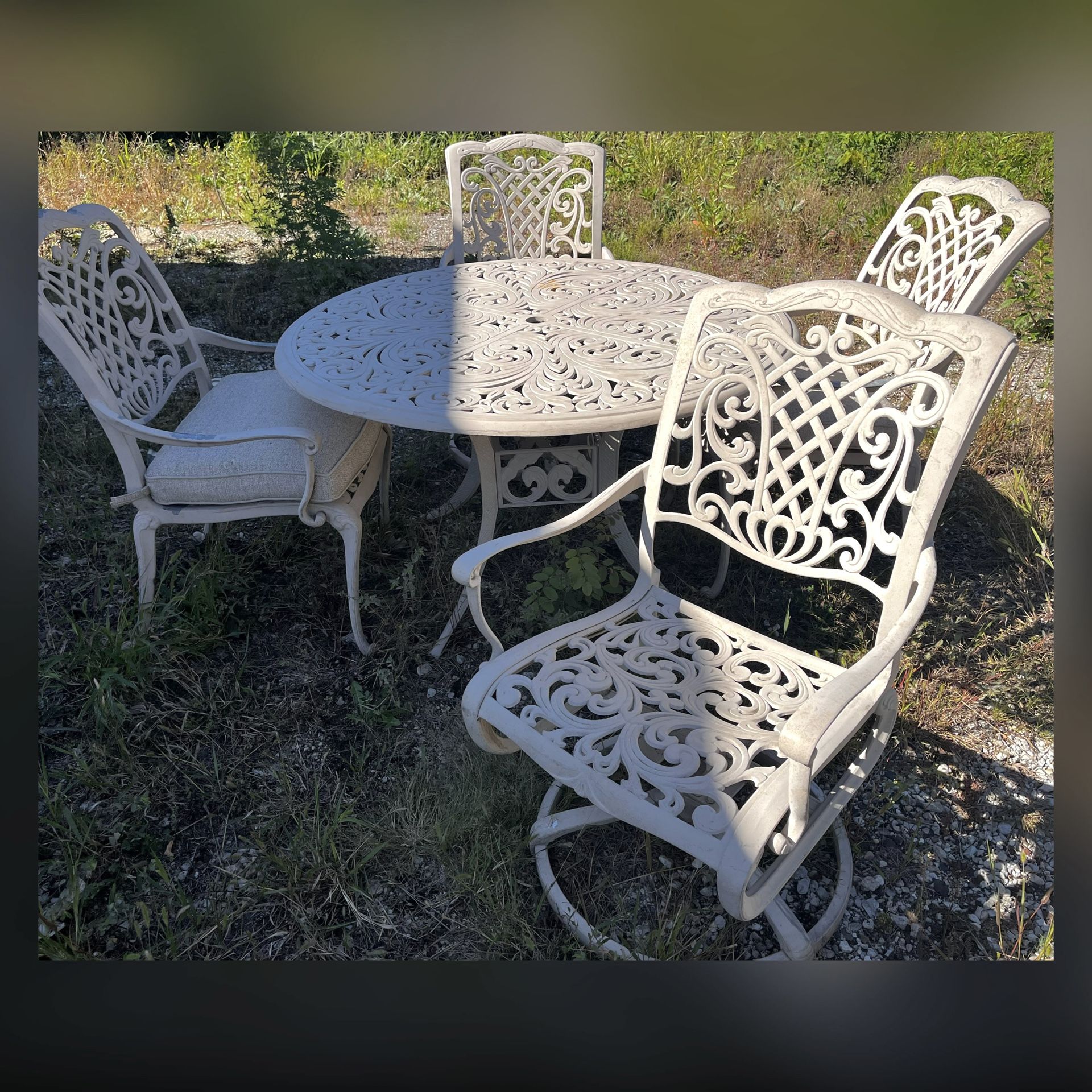 Hanamint Grand Tuscany Cast Aluminum Patio Set - Delivery Available!